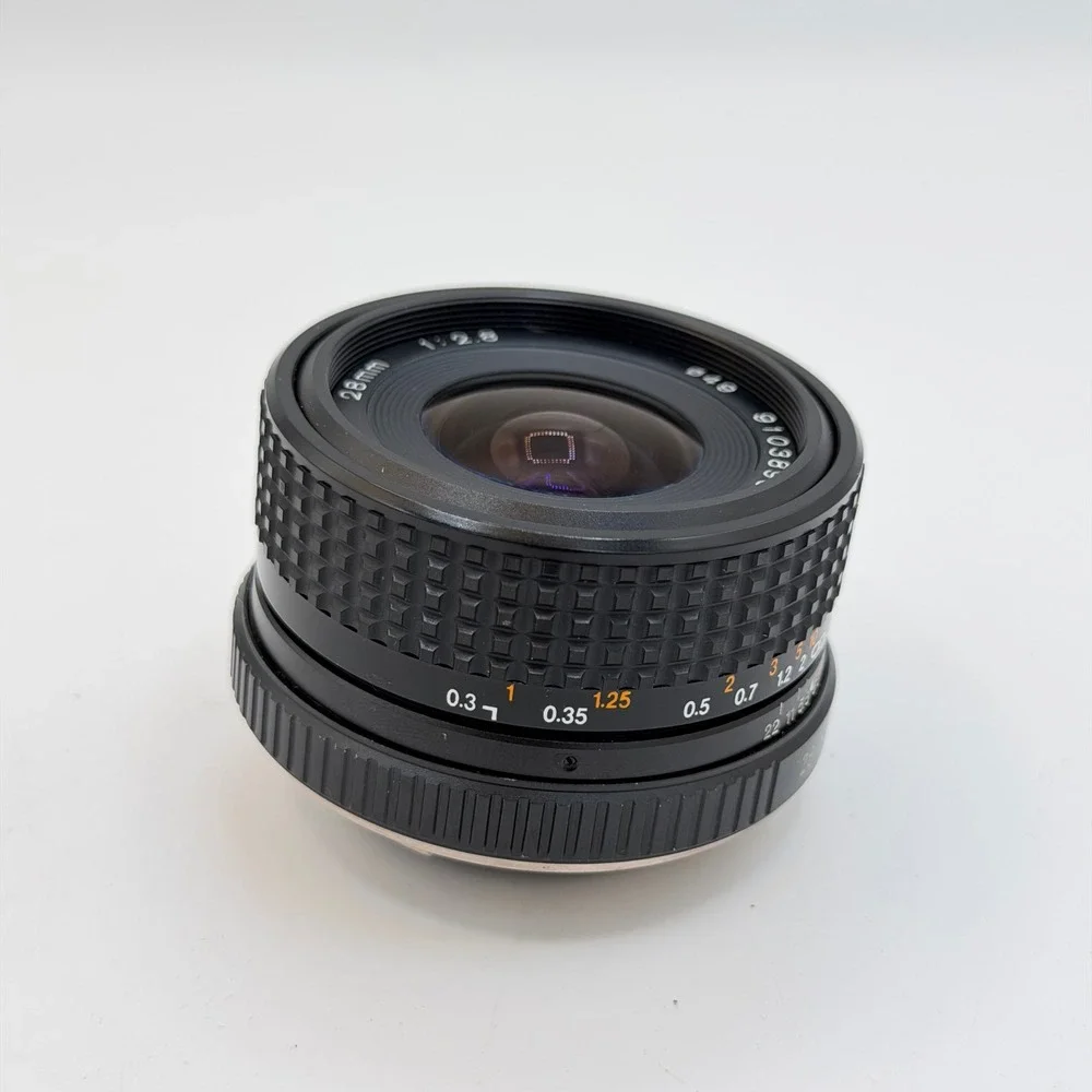 Tokina 28mm f2.8 Wide Angle Prime Lens Minolta MD Mount Japan 49mm UV Filter